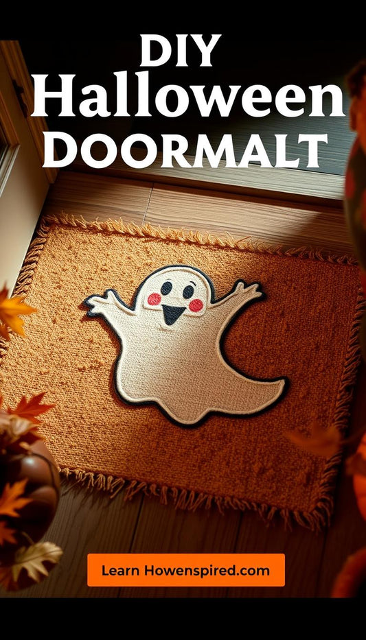 Halloween DIY Fußmatte