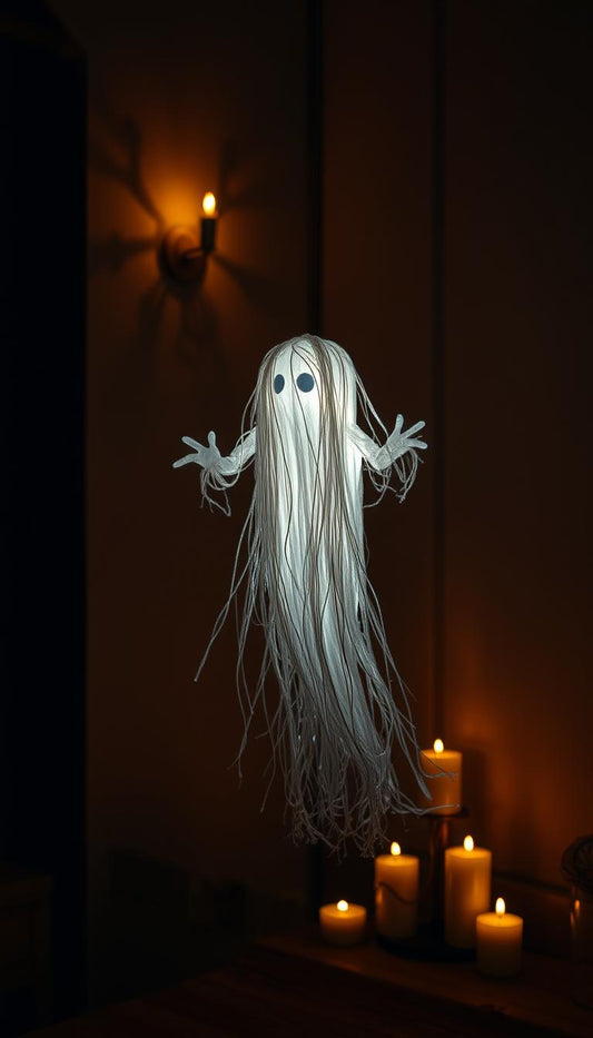 Halloween DIY Deko Mop-Geist