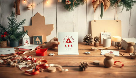 Weihnachtskarten selber machen DIY