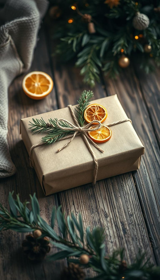 Geschenkverpackung Weihnachten