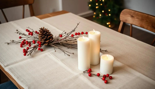 Winterliche Tischdeko selber machen