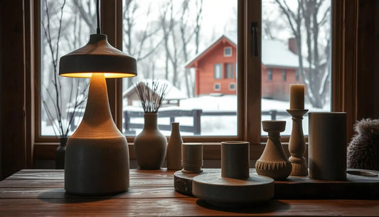 DIY Beton Wohnaccessoires Winter