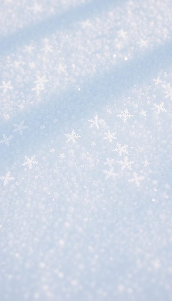 A captivating winter scene with a crystal-clear, high-shine finish. A pristine, milky-white surface covered in delicate snowflakes, captured in crisp detail. Soft, directional lighting casts a warm, cozy glow, highlighting the flawless, reflective top coat. The KlickKiste aesthetic shines through, blending natural textures with a minimalist, Pinterest-inspired vibe. Authentically capturing the essence of &quot;Crystal Clear &amp; High-Shine: Clean Finish für Minimalist:innen&quot;.