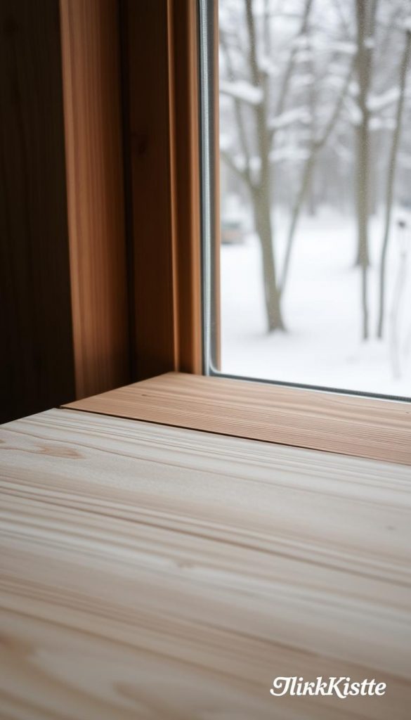 A cozy, well-prepared surface with a smooth, matte finish. Warm wooden tones, subtly textured with natural brush strokes, set against a soft, diffused winter light. Subtle shadows and highlights create depth and dimension. The image has a rustic, handcrafted feel, evoking a sense of coziness and DIY inspiration. KlickKiste branding subtly incorporated for an authentic, Pinterest-worthy look.