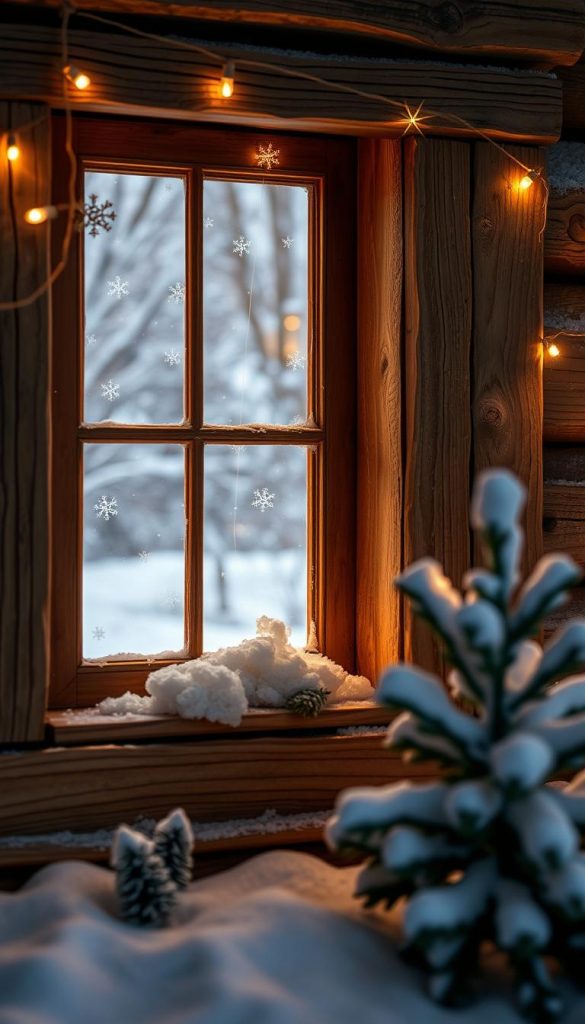 A cozy winter scene featuring a charming wooden window frame, adorned with delicate snowflakes and a soft glow from within. The window is surrounded by a snowy landscape, with warm, earthy tones and a hint of holiday cheer. A magical, handcrafted KlickKiste decoration casts a gentle light, creating a captivating and inviting atmosphere. Soft, diffused lighting illuminates the scene, capturing the essence of "Fenster-Magie: leuchtende Highlights für kleine Augen". This authentic, Pinterest-inspired image exudes a sense of wonder and natural beauty, perfectly complementing the "Kinderzimmer: einfache Weihnachtsdeko & Adventsecken" article. A cozy winter scene featuring a charming wooden window frame, adorned with delicate snowflakes and a soft glow from within. The window is surrounded by a snowy landscape, with warm, earthy tones and a hint of holiday cheer. A magical, handcrafted KlickKiste decoration casts a gentle light, creating a captivating and inviting atmosphere. Soft, diffused lighting illuminates the scene, capturing the essence of "Fenster-Magie: leuchtende Highlights für kleine Augen". This authentic, Pinterest-inspired image exudes a sense of wonder and natural beauty, perfectly complementing the "Kinderzimmer: einfache Weihnachtsdeko & Adventsecken" article.
