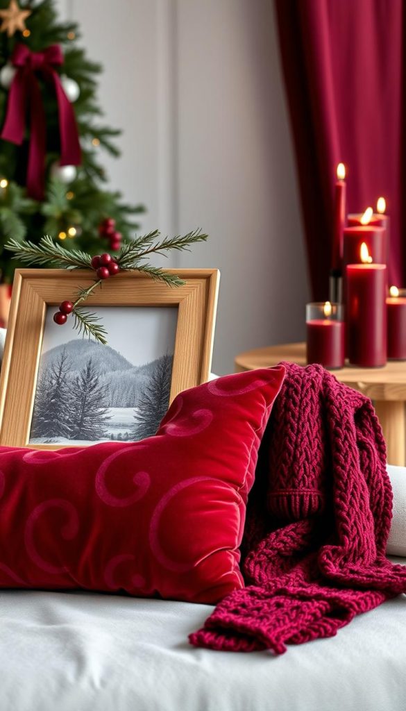 Burgunder Trend Weihnachten