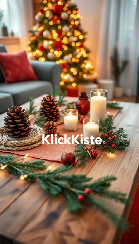 Couchtisch Weihnachten Deko