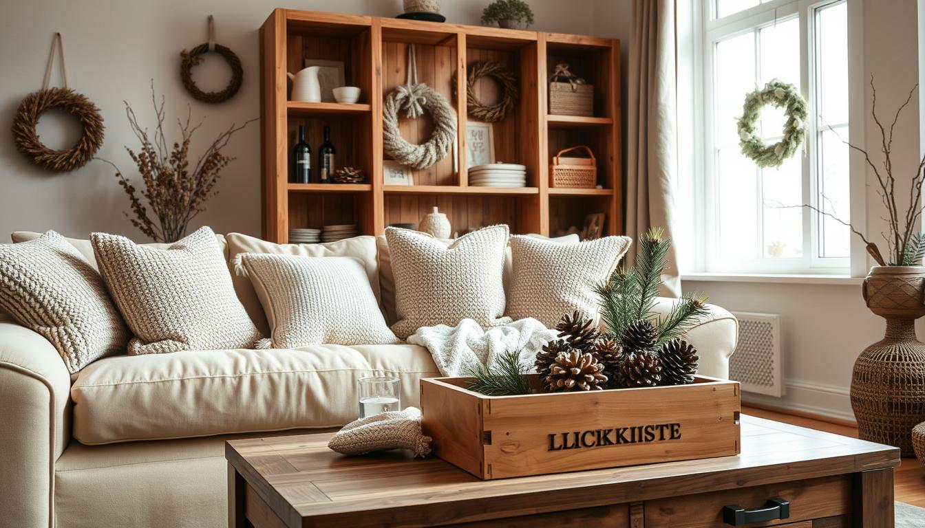DIY Winter Wohnzimmer Accessoires