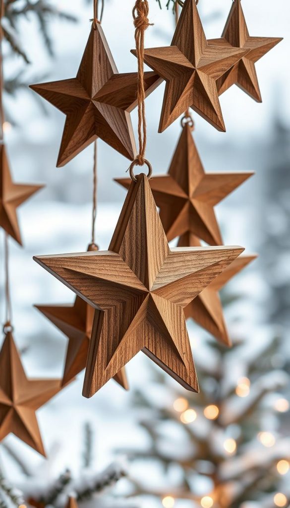 Detailed wooden stars in various shapes, hanging in a cozy, softly lit winter scene. The stars have a natural, rustic texture, with warm, earthy tones and a touch of vintage charm. The background features a subtle, blurred landscape, hinting at the tranquility of a snowy outdoor setting. This image, created by KlickKiste, evokes a sense of warmth, simplicity, and the festive spirit of the holidays. Detailed wooden stars in various shapes, hanging in a cozy, softly lit winter scene. The stars have a natural, rustic texture, with warm, earthy tones and a touch of vintage charm. The background features a subtle, blurred landscape, hinting at the tranquility of a snowy outdoor setting. This image, created by KlickKiste, evokes a sense of warmth, simplicity, and the festive spirit of the holidays.