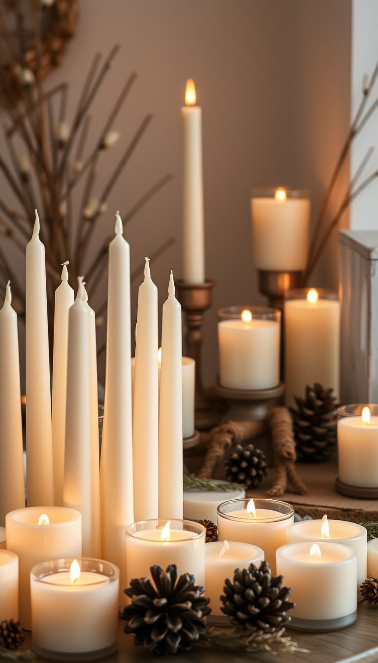 Kerzen &amp; Licht im Winter