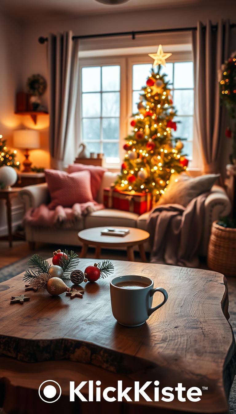 Kleines Wohnzimmer Weihnachten