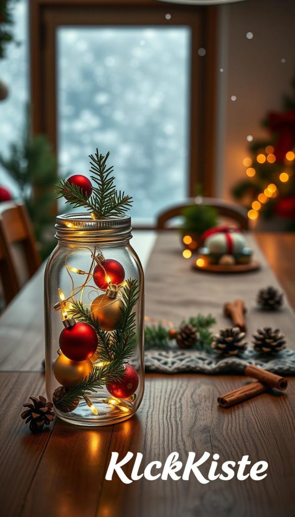 Mason Jar Weihnachten