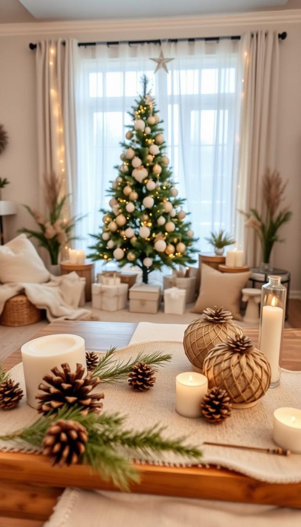 Neutrale Weihnachtsdeko