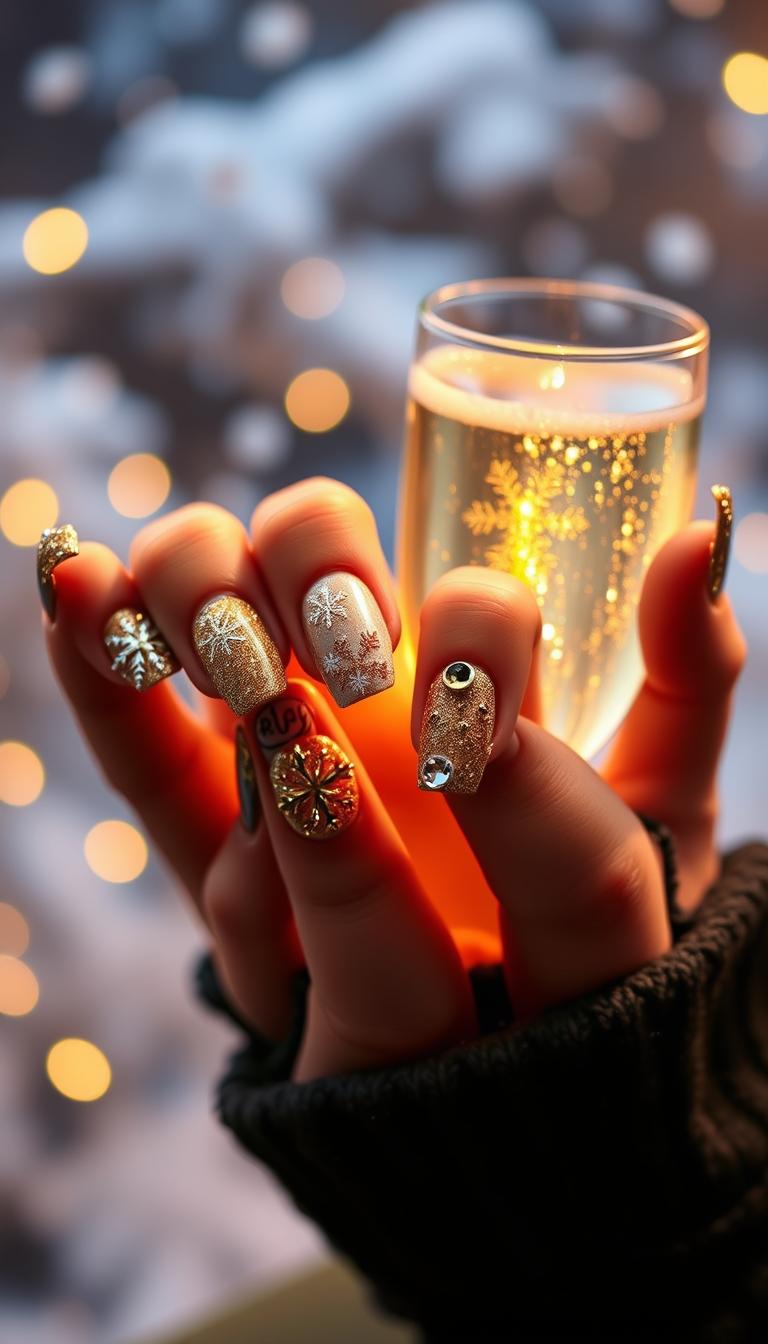 New Year’s Nails