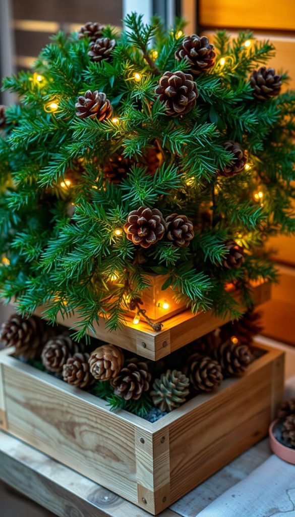 Pflanzkübel Weihnachten