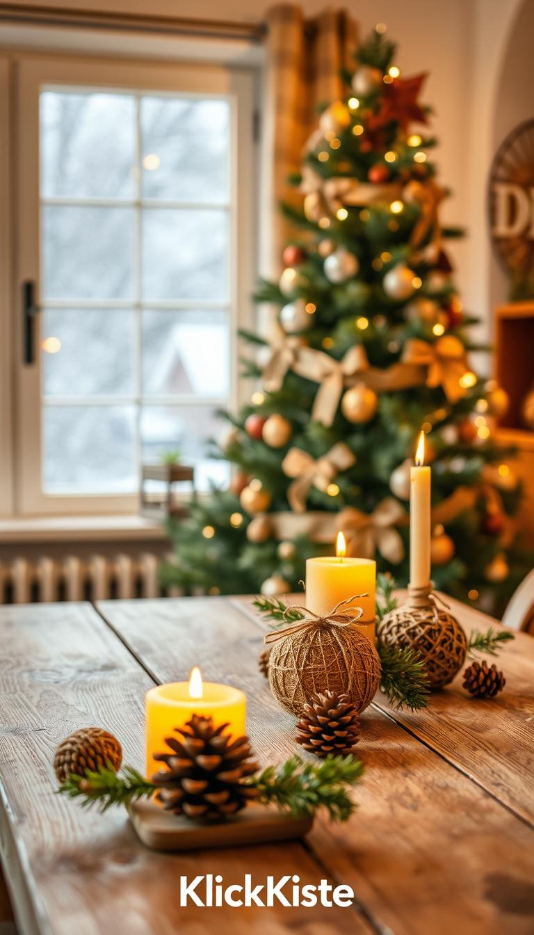 Rustikale Weihnachtsdeko