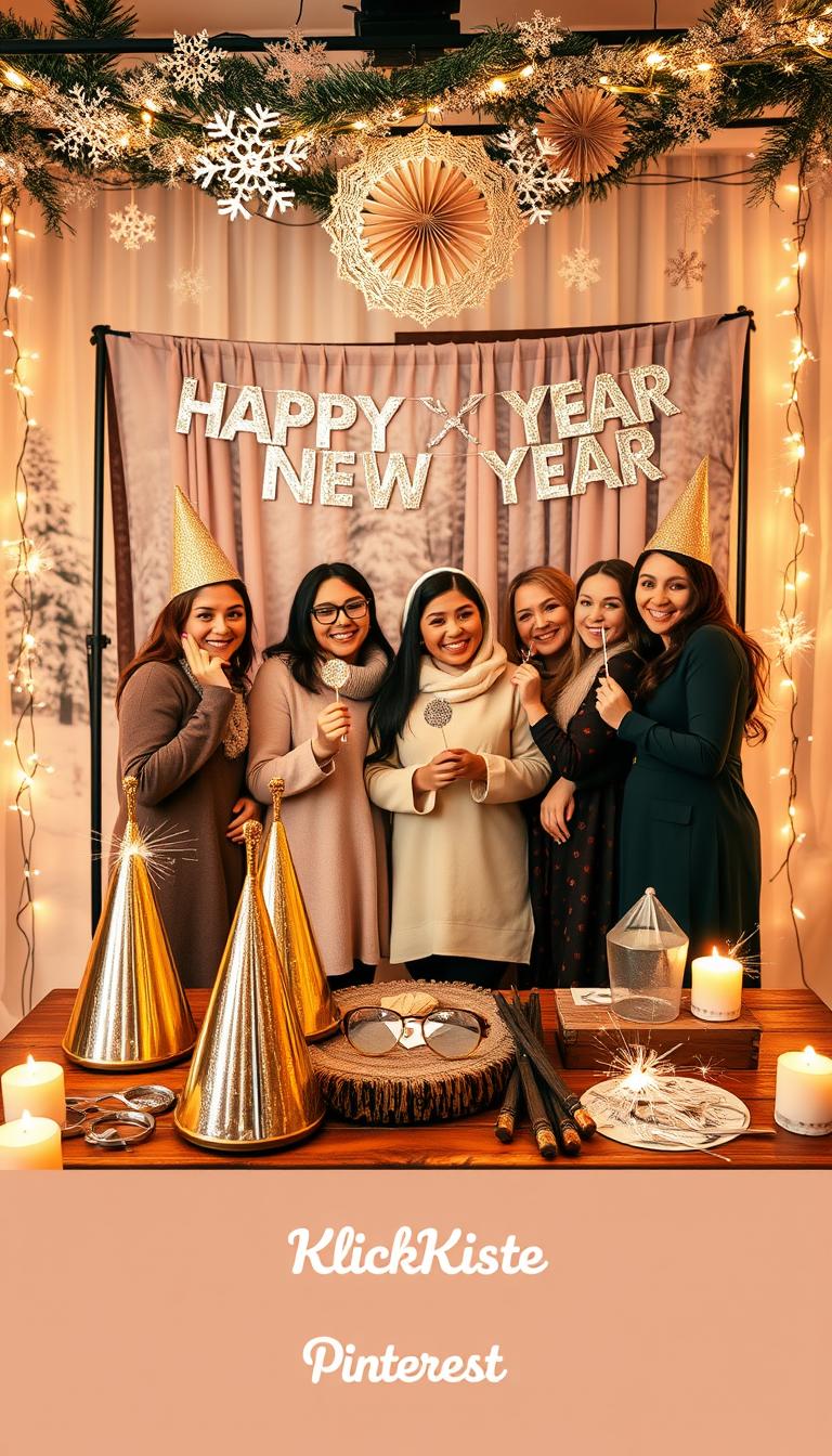 Silvester Photo Booth Ideen