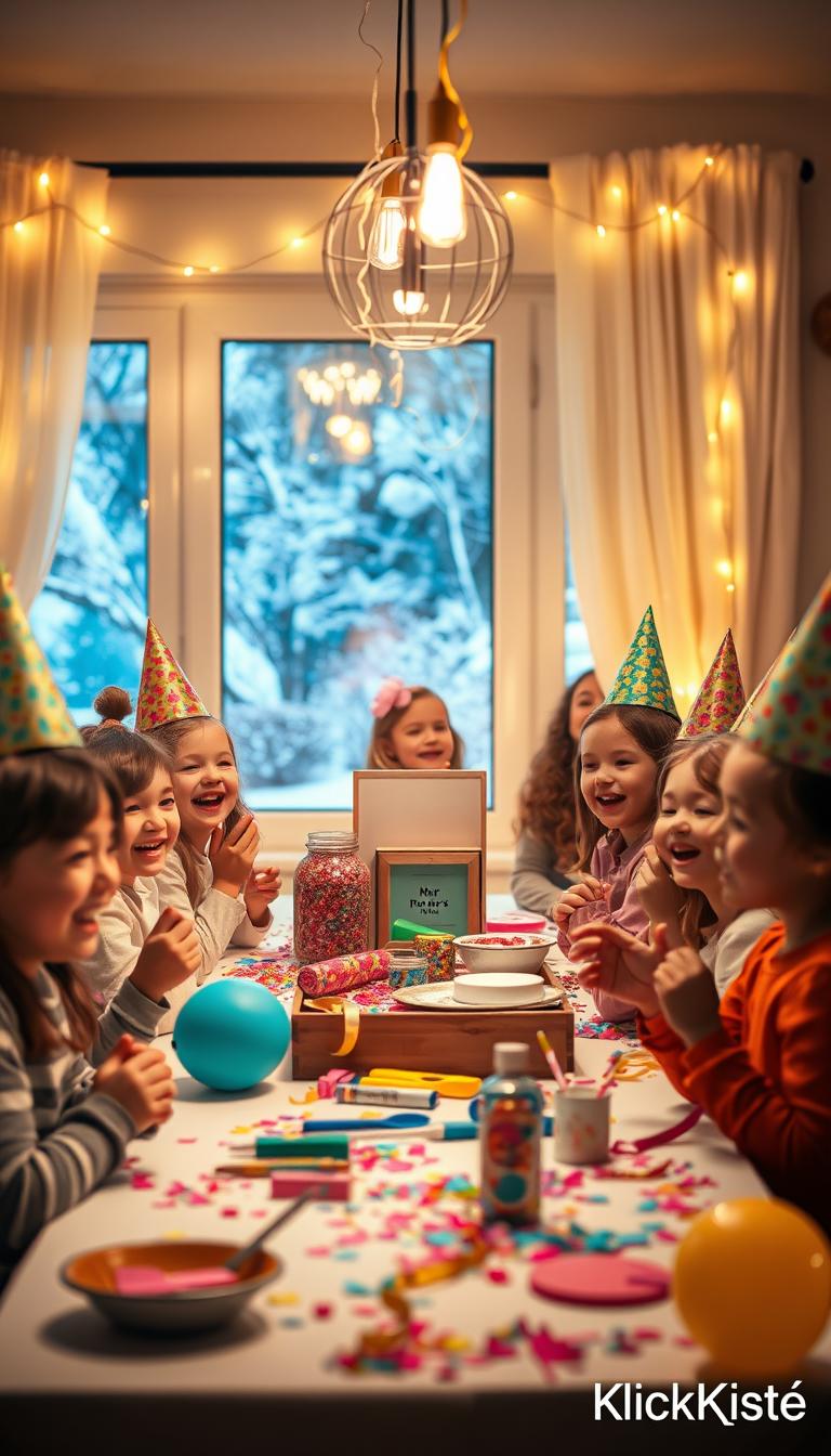 Silvester Spiele für Kinder