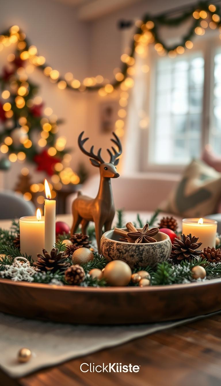 Tablett Deko Weihnachten