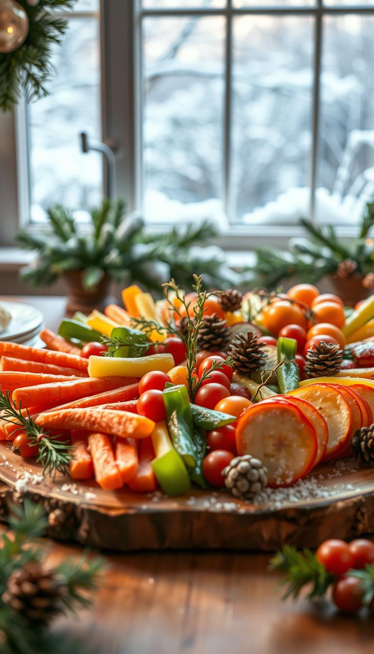 Veggie Tray Weihnachten