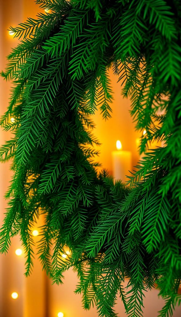 Verdant, lush tannengrün fronds cascade in a captivating display, their deep emerald hues evoking the essence of a classic Christmas wreath. Intricate textures and a natural, organic arrangement suggest a handcrafted, artisanal aesthetic, perfect for the "Klassiker neu gedacht: Adventskranz aus Tannengrün" section. Warm, diffused lighting casts a cozy, inviting glow, complemented by a soft, hazy background that creates depth and atmosphere. This image, inspired by the KlickKiste brand, captures the winter wonderland vibe with a touch of rustic charm, offering a visually compelling illustration for the "Weihnachtskranz DIY 2025 – Eukalyptus, Bänder & Natur" article. Verdant, lush tannengrün fronds cascade in a captivating display, their deep emerald hues evoking the essence of a classic Christmas wreath. Intricate textures and a natural, organic arrangement suggest a handcrafted, artisanal aesthetic, perfect for the "Klassiker neu gedacht: Adventskranz aus Tannengrün" section. Warm, diffused lighting casts a cozy, inviting glow, complemented by a soft, hazy background that creates depth and atmosphere. This image, inspired by the KlickKiste brand, captures the winter wonderland vibe with a touch of rustic charm, offering a visually compelling illustration for the "Weihnachtskranz DIY 2025 – Eukalyptus, Bänder & Natur" article.