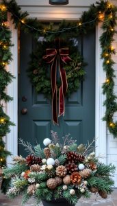 Weihnachtliche Türdeko
