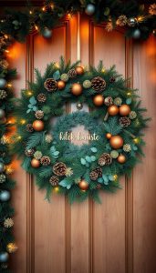 Weihnachtliche Türdeko Ideen 2025