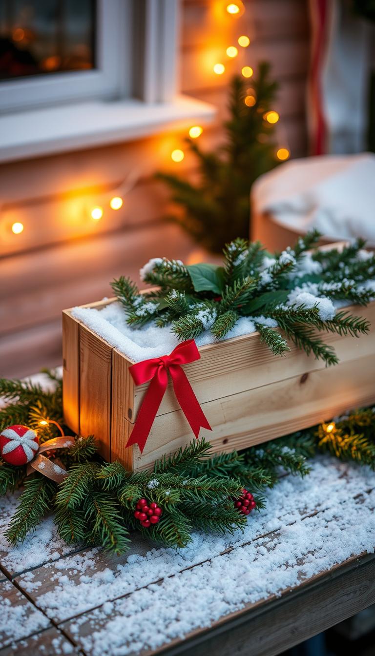 Weihnachts Pflanzkübel Ideen