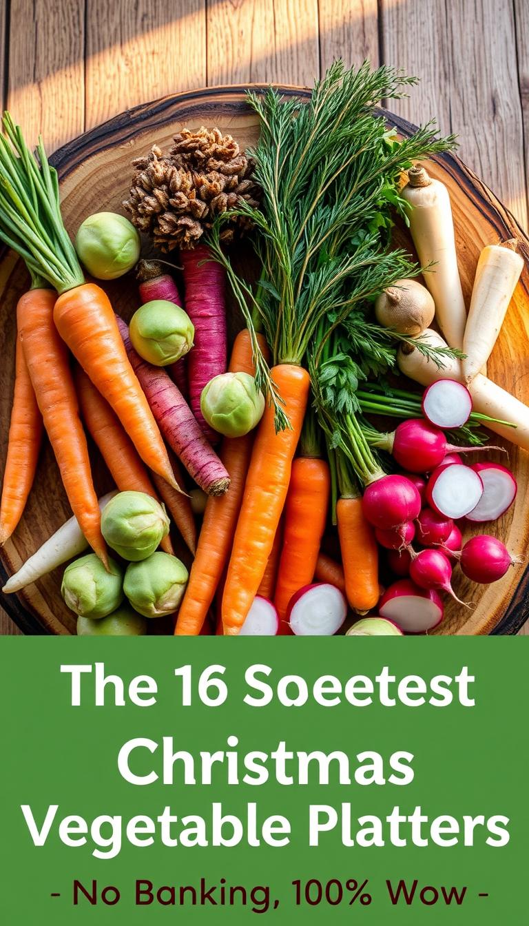 Weihnachts Snacks Gemüseplatten