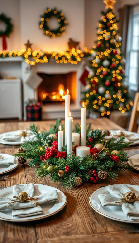 Weihnachts Tischdeko DIY