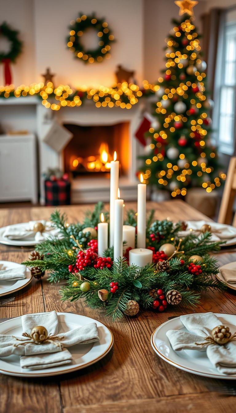 Weihnachts Tischdeko DIY