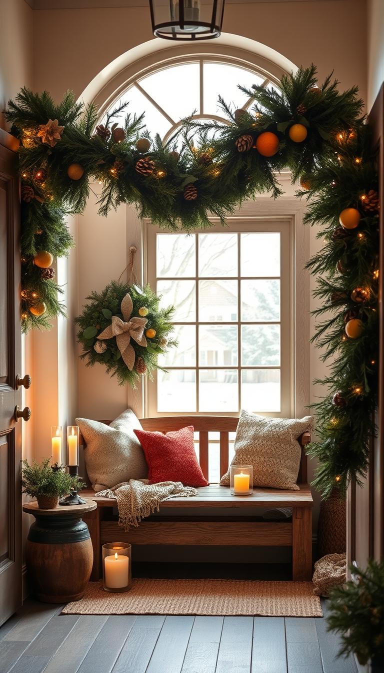 Weihnachtsdeko Eingang Ideen