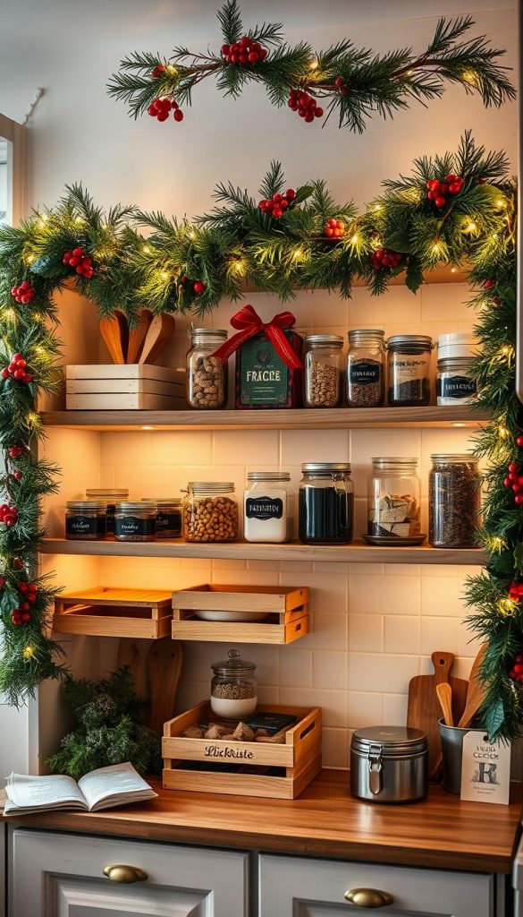 Weihnachtsdeko Küche