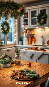 Weihnachtsdeko Küche