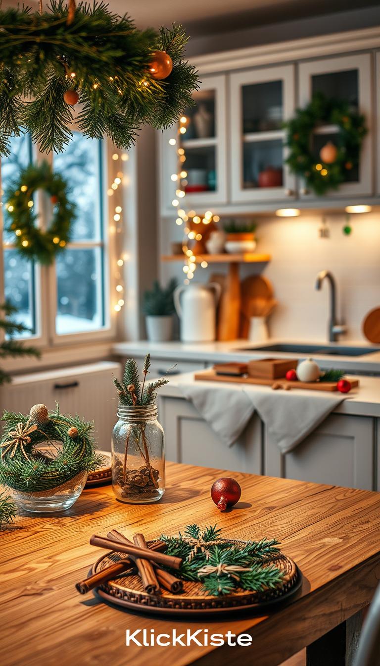 Weihnachtsdeko Küche