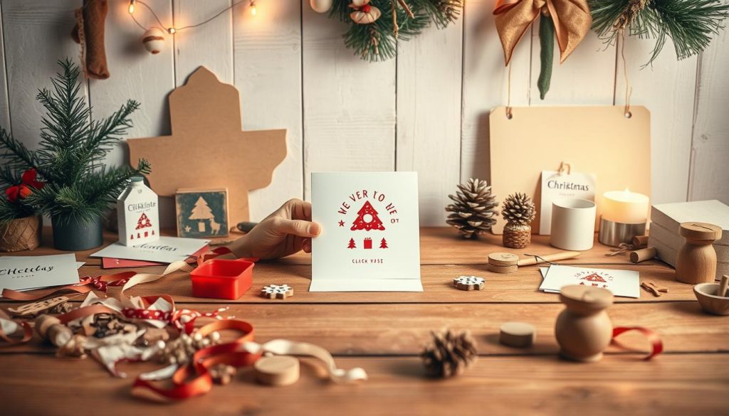Weihnachtskarten selber machen DIY