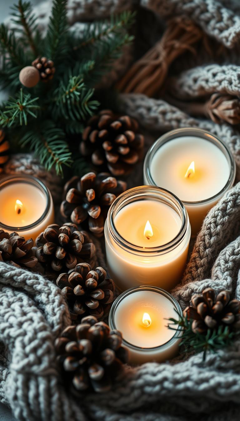 Winter Duftkerzen DIY