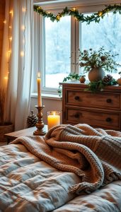 Winterdeko Schlafzimmer
