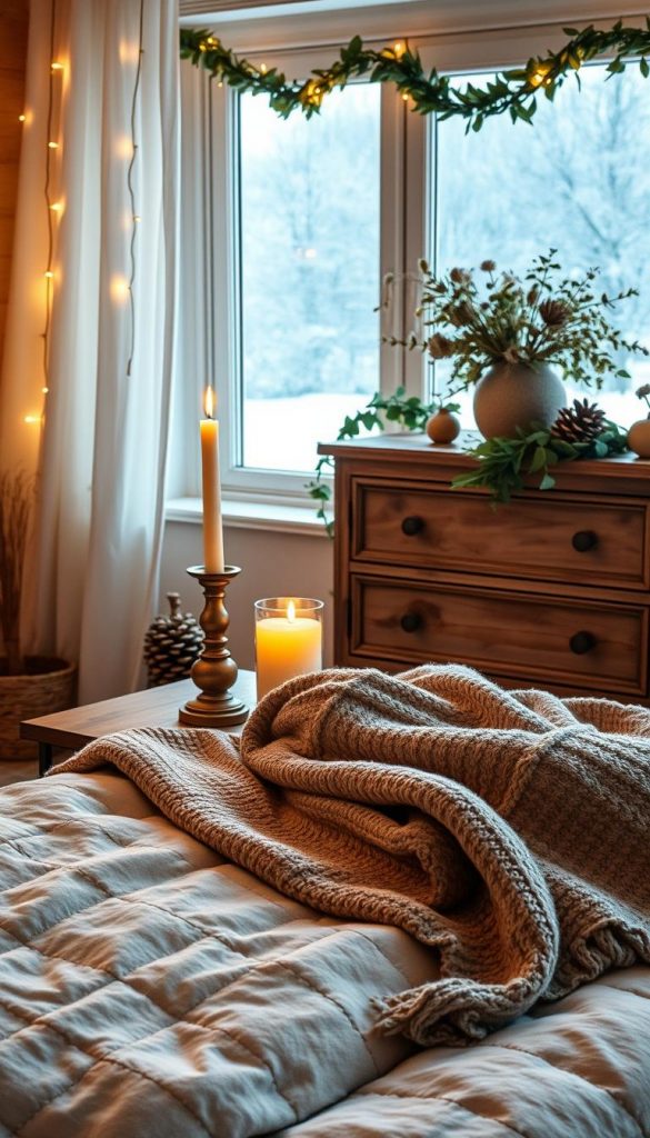 Winterdeko Schlafzimmer