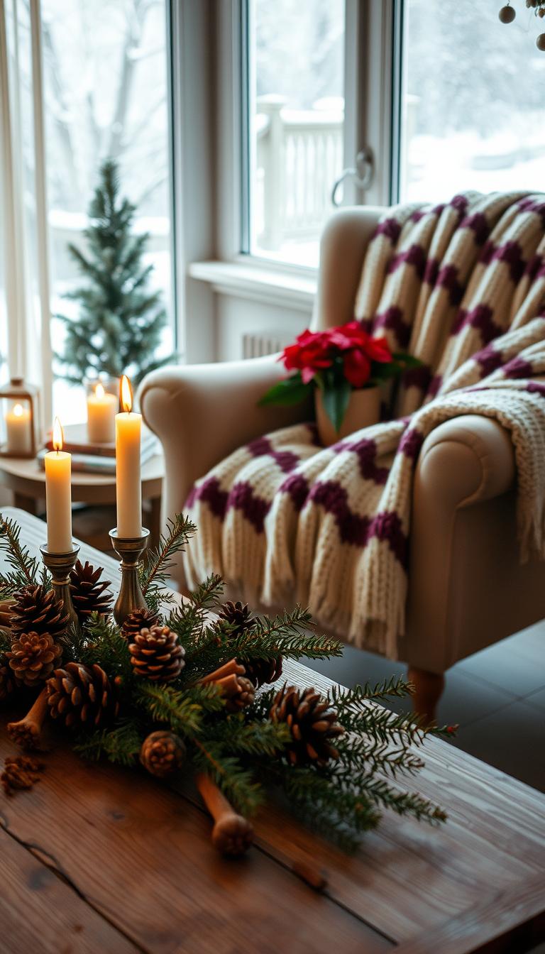 Winterdeko nach Weihnachten