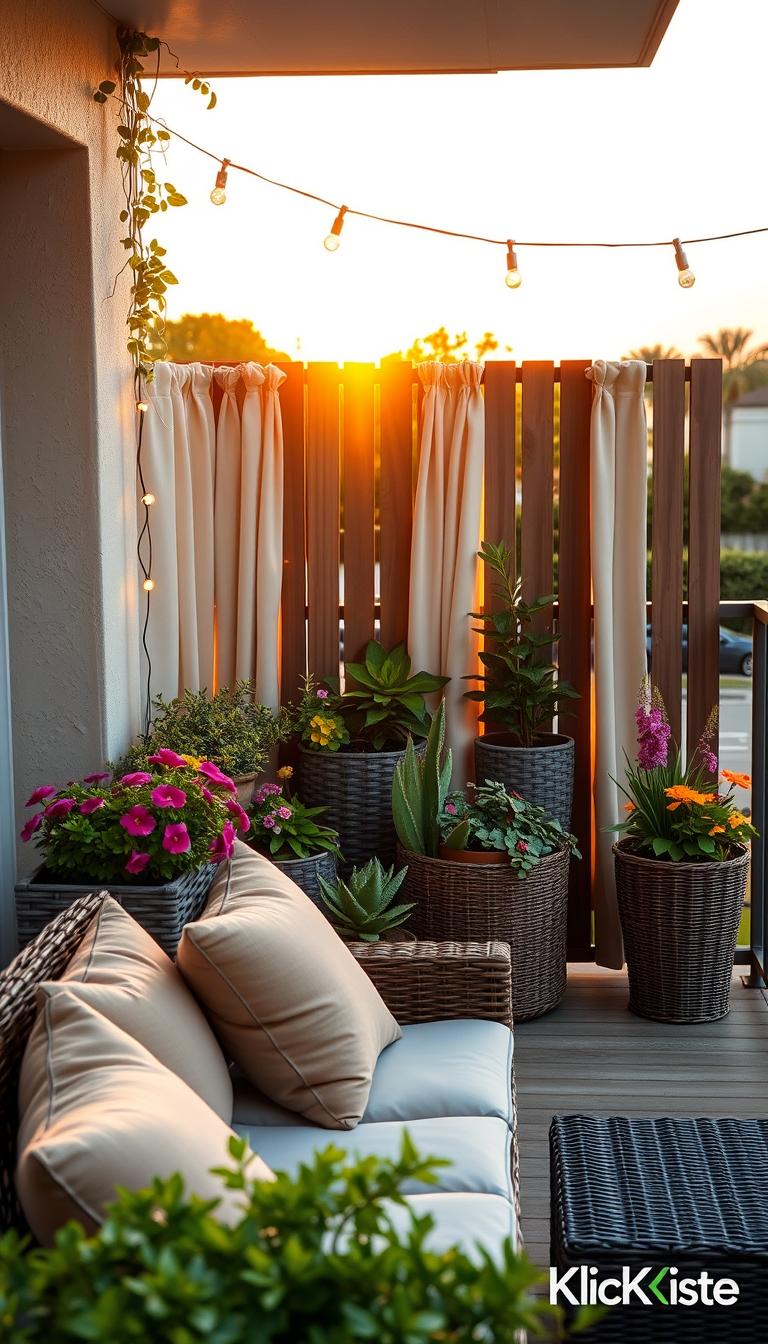 balkon privacy ideen