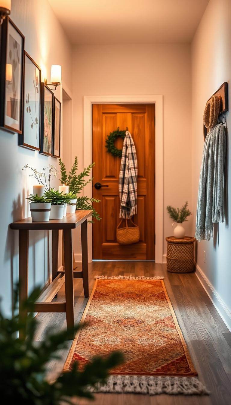 cozy hallway decor