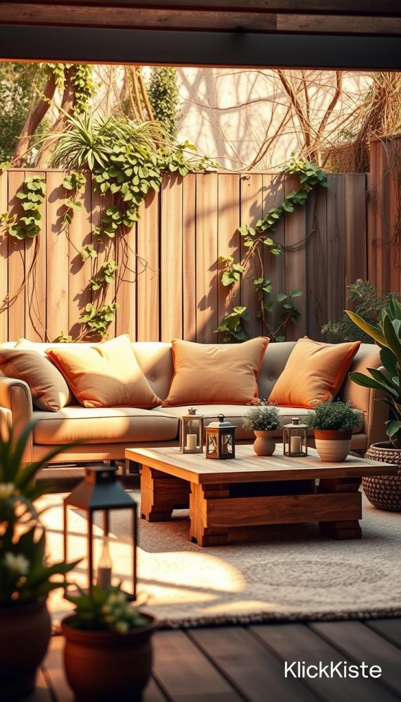 cozy outdoor living room ideen