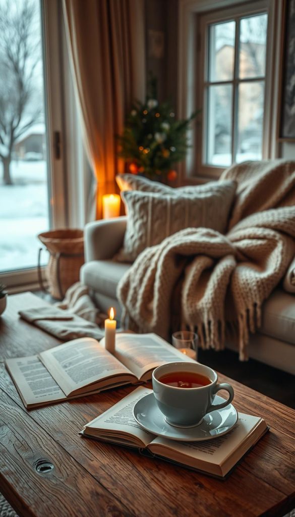 cozy routines winter