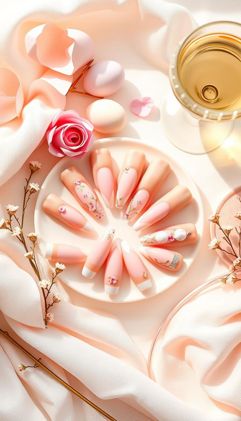 easter brunch nails