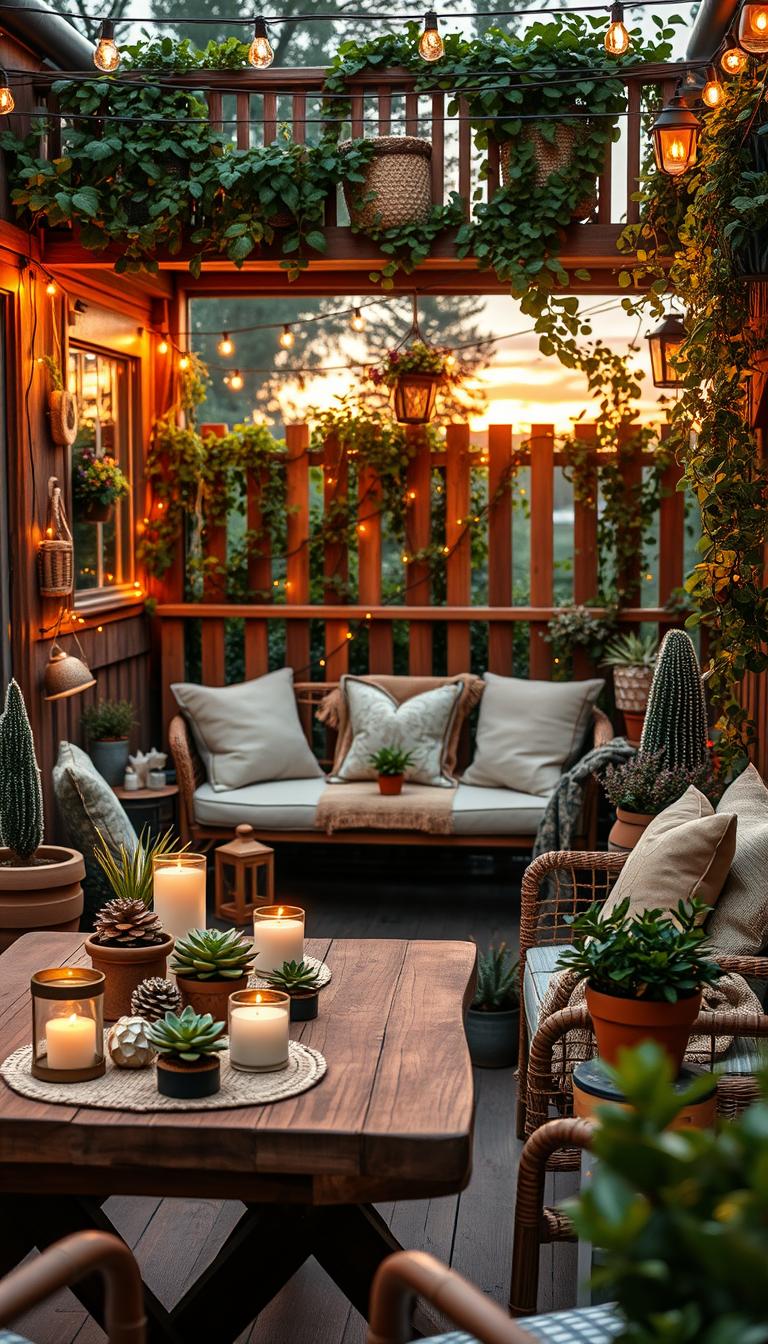 kleine terrasse dekorieren ideen