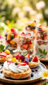 light spring desserts