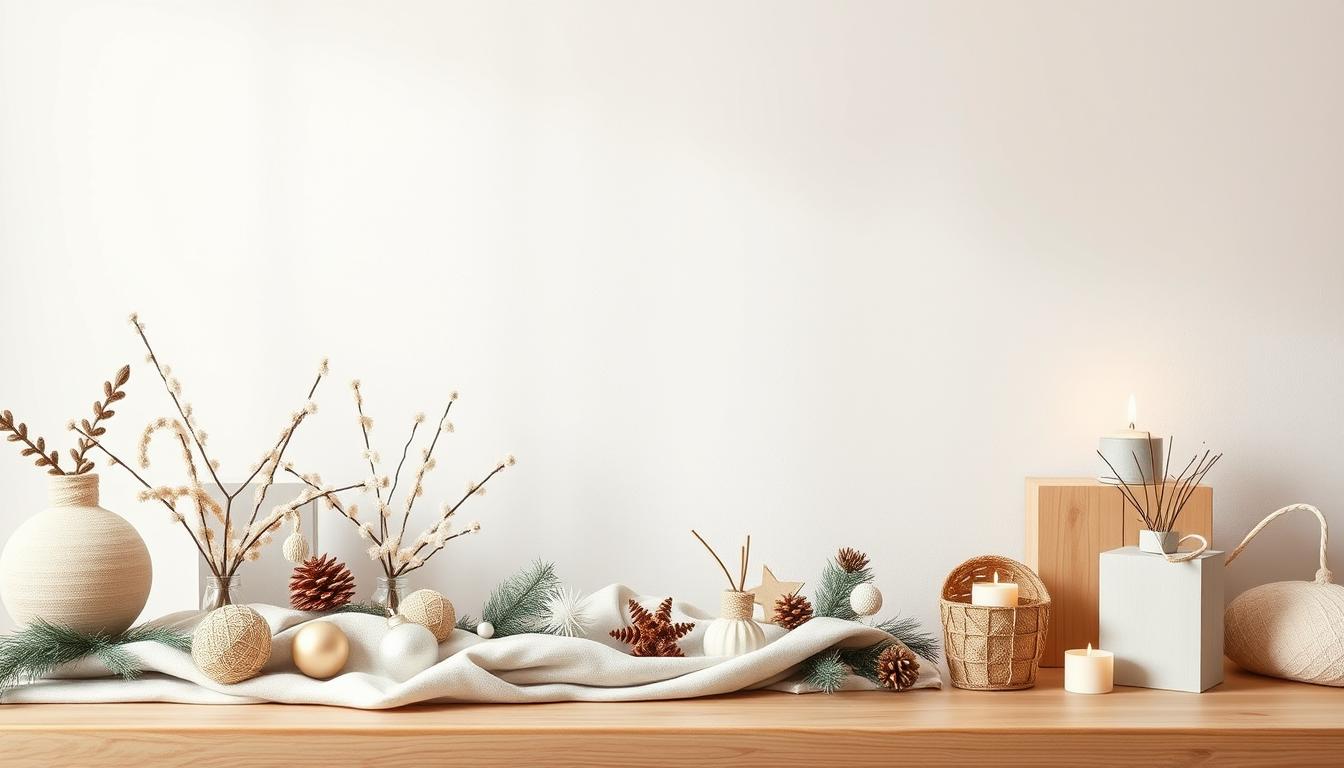 minimalistische Weihnachtsdeko