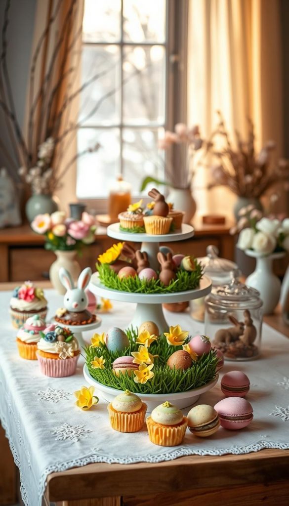 ostern sweet table ideen