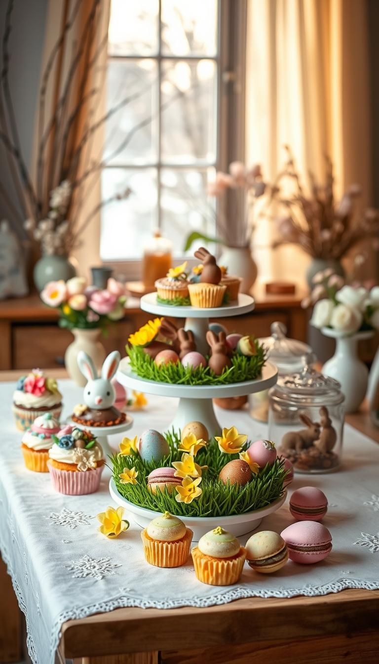 ostern sweet table ideen